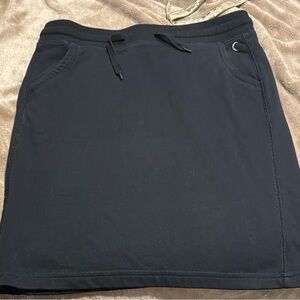 Zyia black cotton skirt (large)
